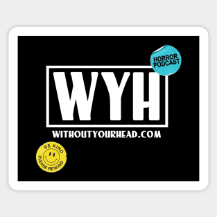 Without Your Head Horror Podcast VHS Sticker